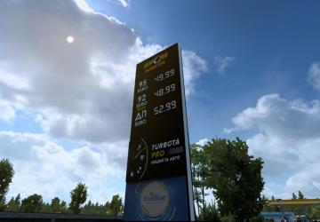 Map BRSM Nafta Gas Station version 0.1 for Euro Truck Simulator 2 (v1.45)