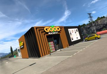 BRSM Nafta Gas Station version 0.5 for Euro Truck Simulator 2 (v1.45)