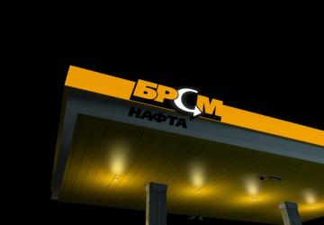 BRSM Nafta Gas Station version 0.5 for Euro Truck Simulator 2 (v1.45)