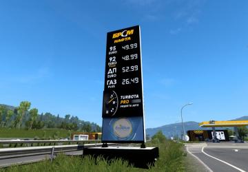 BRSM Nafta Gas Station version 0.5 for Euro Truck Simulator 2 (v1.45)