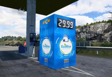 BRSM Nafta Gas Station version 0.5 for Euro Truck Simulator 2 (v1.45)