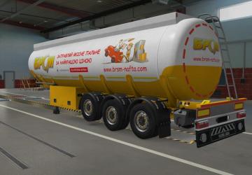 BRSM TurbotaPRO Trailer Skin version 1.3.1 for Euro Truck Simulator 2 (v1.45)