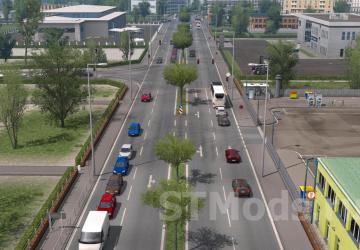 Brutal Traffic version 5.6 for Euro Truck Simulator 2 (v1.54.x)
