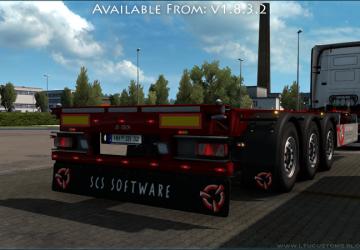 SCS Trailers Tuning Pack version 1.8.4 for Euro Truck Simulator 2 (v1.41.x)