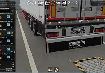 SCS Trailers Tuning Pack version 1.8.4 for Euro Truck Simulator 2 (v1.41.x)
