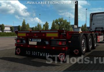SCS Trailers Tuning Pack version 1.9.1 for Euro Truck Simulator 2 (v1.48.x)