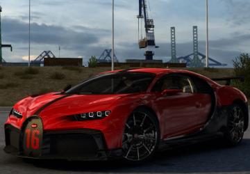 Bugatti Chiron 2021 version 1.2 for Euro Truck Simulator 2 (v1.49.x)