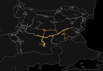 Map Bulgaria in Focus version 0.9 for Euro Truck Simulator 2 (v1.48.x)