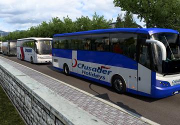 Bus in traffic version 1.4 for Euro Truck Simulator 2 (v1.43.x)