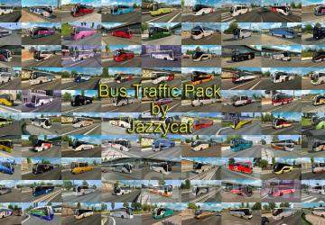 Bus Traffic Pack version 17.5 for Euro Truck Simulator 2 (v1.48.x)