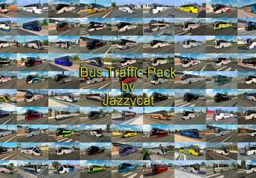 Bus Traffic Pack version 13.3 for Euro Truck Simulator 2 (v1.43.x)