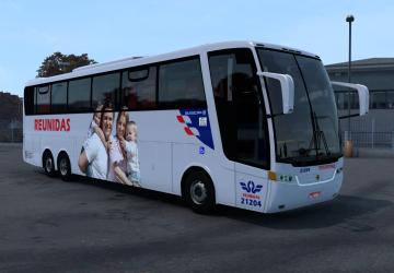 Busscar Jumbuss 360 VisstaBuss HI version 1.0 for Euro Truck Simulator 2 (v1.42.x)