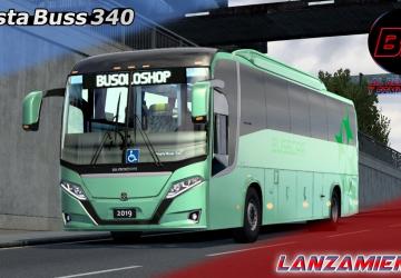 Busscar Vissta Buss 340 version 1.0 for Euro Truck Simulator 2 (v1.43.x)