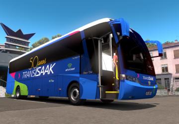 Busscar Vissta Buss LO Scania version 3.0 for Euro Truck Simulator 2 (v1.43.x)