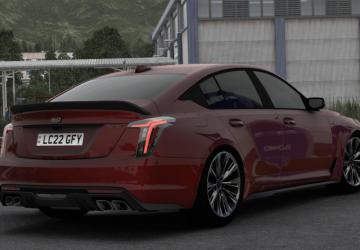 Cadillac CT5-V Black Wing 2022 version 1.0 for Euro Truck Simulator 2 (v1.48.x)