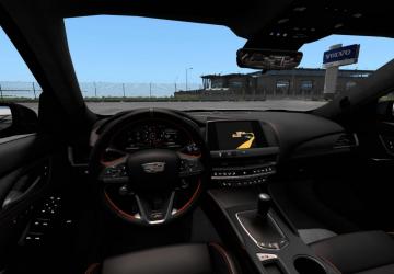 Cadillac CT5-V Black Wing 2022 version 1.0 for Euro Truck Simulator 2 (v1.48.x)