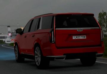 Cadillac Escalade 2021 version 1.0 for Euro Truck Simulator 2 (v1.48.x)