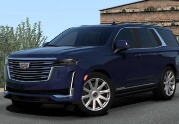 Cadillac Escalade 2021 version 1.0 for Euro Truck Simulator 2 (v1.48.x)