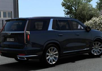 Cadillac Escalade 2021 version 1.0 for Euro Truck Simulator 2 (v1.48.x)