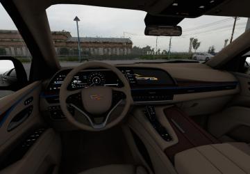 Cadillac Escalade 2021 version 1.0 for Euro Truck Simulator 2 (v1.48.x)