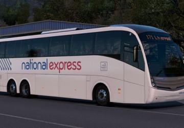 Caetano Levante Volvo B11R version 1.0 for Euro Truck Simulator 2 (v1.49.x)