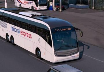 Caetano Levante Volvo B11R version 1.0 for Euro Truck Simulator 2 (v1.49.x)