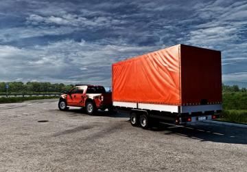 Car Trailer version 2.0 for Euro Truck Simulator 2 (v1.47.x)