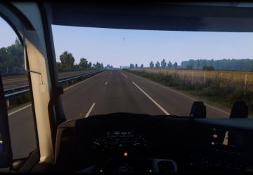 Windshield Scratches version 2.2 for Euro Truck Simulator 2 (v1.45.x)