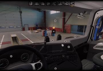 Windshield Scratches version 2.2 for Euro Truck Simulator 2 (v1.45.x)