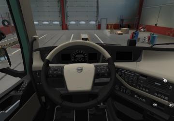 Carbon Interior for Volvo FH16 2012 version 1.0 for Euro Truck Simulator 2 (v1.39.x, - 1.43.x)