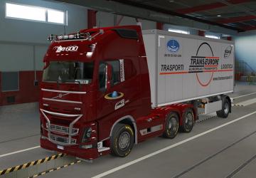 Cargo Trailer Transeurope version 1.0 (04.08.21) for Euro Truck Simulator 2 (v1.40.x, - 1.42.x)
