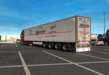 Cargo Trailer Transeurope version 1.0 (04.08.21) for Euro Truck Simulator 2 (v1.40.x, - 1.42.x)