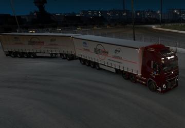 Cargo Trailer Transeurope version 1.0 (04.08.21) for Euro Truck Simulator 2 (v1.40.x, - 1.42.x)