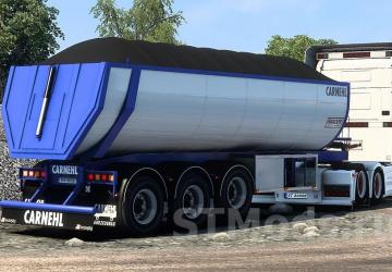 Carnehl Tipper Trailer version 1.3 for Euro Truck Simulator 2 (v1.47.x)