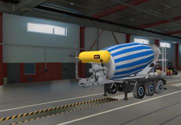 Cement Mixer version 2.0 for Euro Truck Simulator 2 (v1.47.x, 1.48.x)