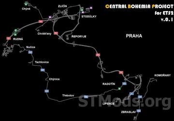 Central Bohemia Project version 0.1a for Euro Truck Simulator 2 (v1.47.x)