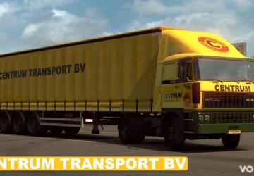 Centrum Transport BV Valkenswaard for DAF F241, Mercedes SK and own trailer v1.1 for Euro Truck Simulator 2 (v1.37.x, - 1.40.x)