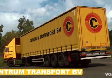 Centrum Transport BV Valkenswaard for DAF F241, Mercedes SK and own trailer v1.1 for Euro Truck Simulator 2 (v1.37.x, - 1.40.x)
