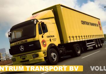 Centrum Transport BV Valkenswaard for DAF F241, Mercedes SK and own trailer v1.1 for Euro Truck Simulator 2 (v1.37.x, - 1.40.x)