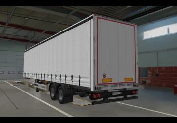 Black Bumper for SCS Trailers version 1.0 for Euro Truck Simulator 2 (v1.40.x)