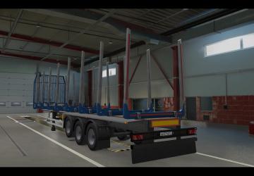 Black Bumper for SCS Trailers version 1.0 for Euro Truck Simulator 2 (v1.40.x)