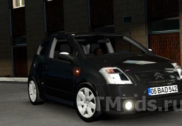 Citroen C2 version 1.8 for Euro Truck Simulator 2 (v1.47.x)