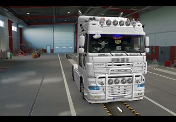 Girl Stalker Skin for DAF XF 105 version 1.39 for Euro Truck Simulator 2 (v1.39.x)