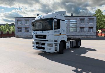 GLT Company Skin for Kamaz 5490 NEO version 1.0 for Euro Truck Simulator 2 (v1.35.x, 1.36.x)