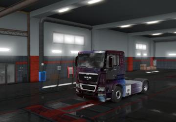 Cosmos Skin for MAN TGX version 1.0 for Euro Truck Simulator 2 (v1.35.x, 1.36.x)