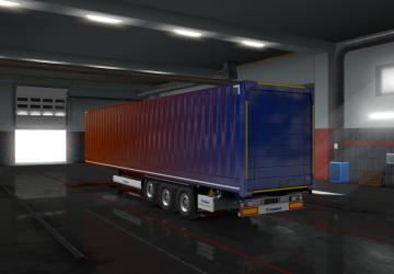 Metallic skin for Krone trailers version 1.0 for Euro Truck Simulator 2 (v1.32.x)