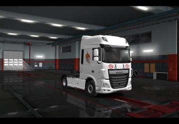 DAF Euro 6 Skin version 1.0 for Euro Truck Simulator 2 (v1.35.x)