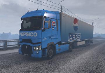 Skin Pack for Renault T Coca Cola and Pepsi Co v1.0 for Euro Truck Simulator 2 (v1.39.x)