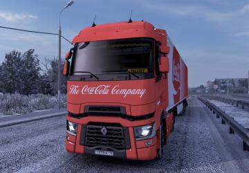 Skin Pack for Renault T Coca Cola and Pepsi Co v1.0 for Euro Truck Simulator 2 (v1.39.x)