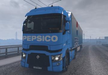 Skin Pack for Renault T Coca Cola and Pepsi Co v1.0 for Euro Truck Simulator 2 (v1.39.x)